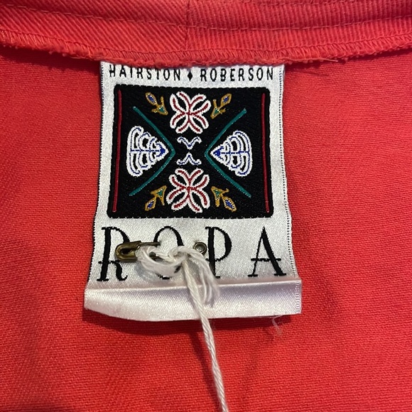 Vintage Hairston Roberson Ropa Southwestern Vest sz 12 - Picture 2 of 6